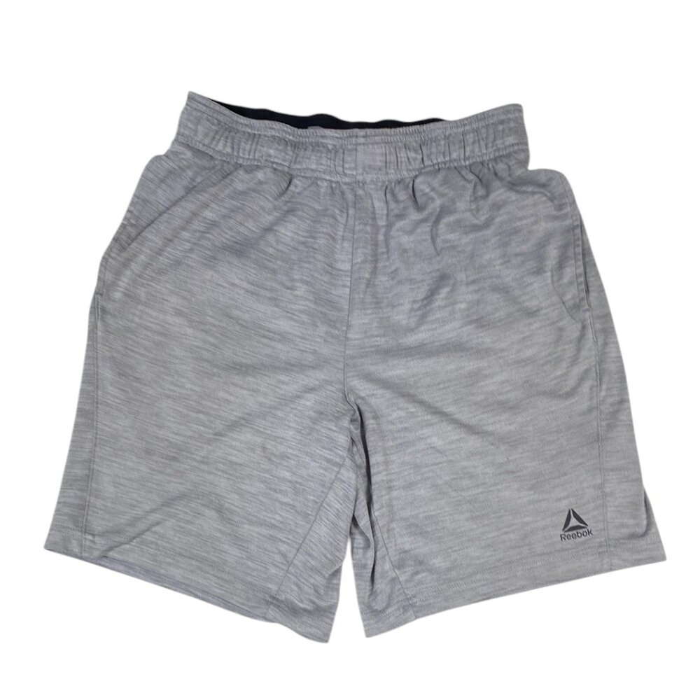 Reebok Men's Drawstring, Gray Athletic Shorts, Small